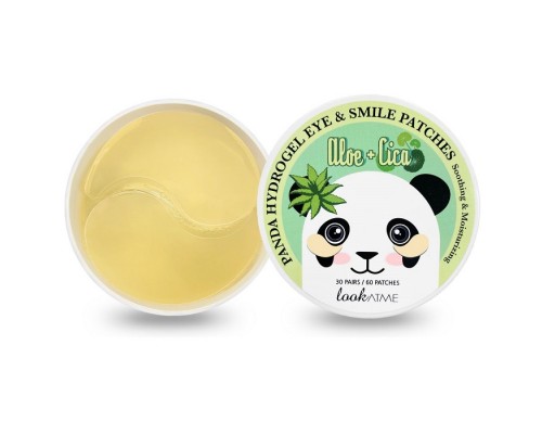 Patch contorno occhi e labbra all'aloe e centella asiatica LookATME