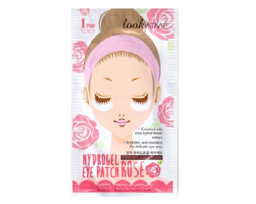 Patch contorno occhi hydrogel alla rosa LookATME