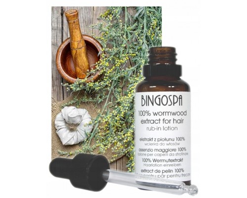 Lozione per capelli da strofinare al 100% di assenzio maggiore Bingospa