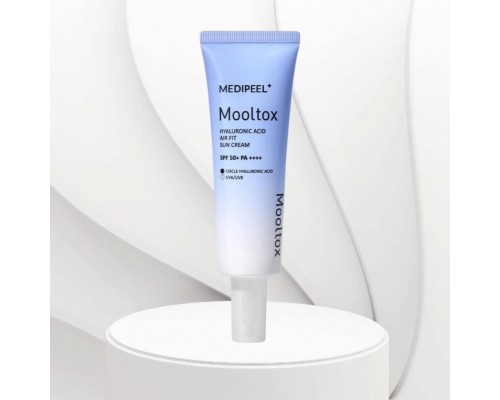 Crema solare all'acido ialuronico Air Fit Mooltox Aqua SPF50+ PA++++ Medi-Peel
