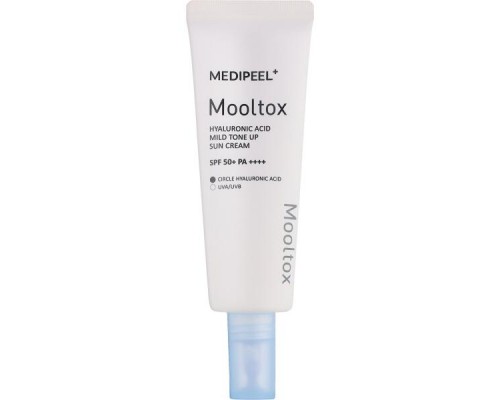 Crema solare delicata Tone Up all'acido ialuronico Mooltox SPF50+ PA++++ Medi-Peel