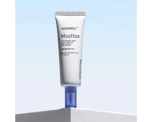Crema solare delicata Tone Up all'acido ialuronico Mooltox SPF50+ PA++++ Medi-Peel