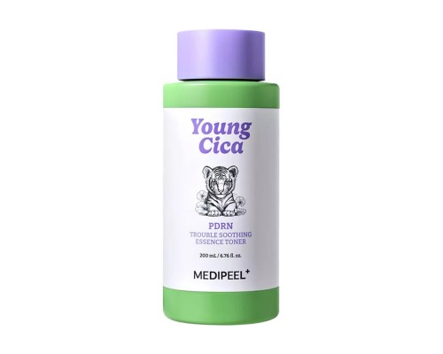 Essenza-toner anti imperfezioni lenitivo al PDRN e centella asiatica Young Cica PDRN Medi-Peel