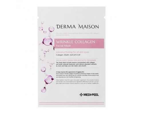 Maschera viso monouso antirughe al collagene Derma Maison by Medi-Peel