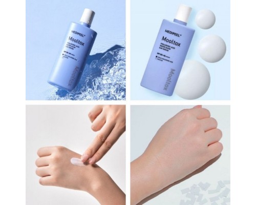 Siero solare illuminante all'acido ialuronico Mooltox Water Glow SPF50+ PA++++ Medi-Peel