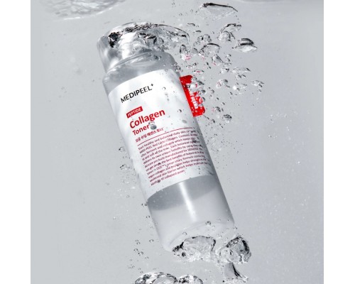 Toner-essenza al collagene, peptidi e lattobatteri Red Medi-Peel