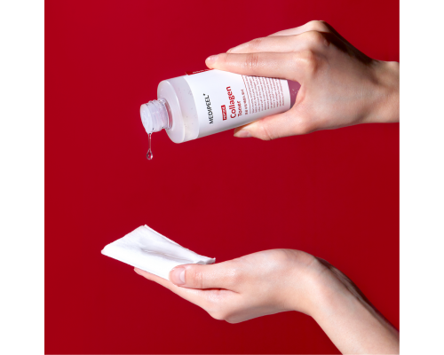Toner-essenza al collagene, peptidi e lattobatteri Red Medi-Peel