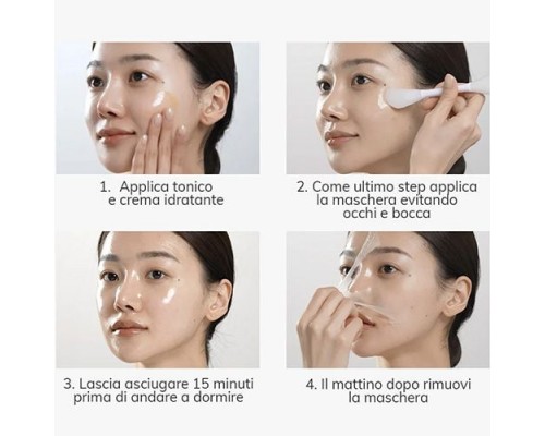 Maschera notte peel-off al collagene MediCube