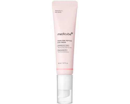 Crema contorno occhi rosa ai peptidi e PDRN MediCube