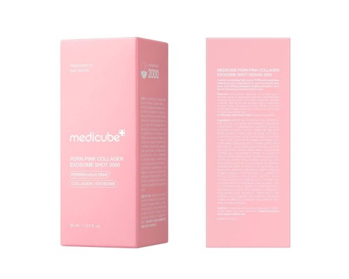 Siero rosa agli exosomi e PDRN 2000 Shot MediCube