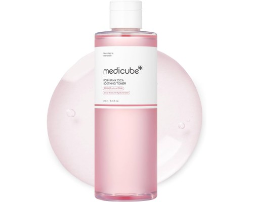 Toner lenitivo rosa alla centella asiatica e PDRN MediCube