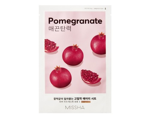 Maschera in tessuto al melograno Airy Fit Missha