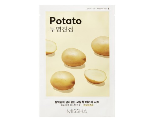 Maschera viso monouso in tessuto all'estratto di patata Airy Fit Missha
