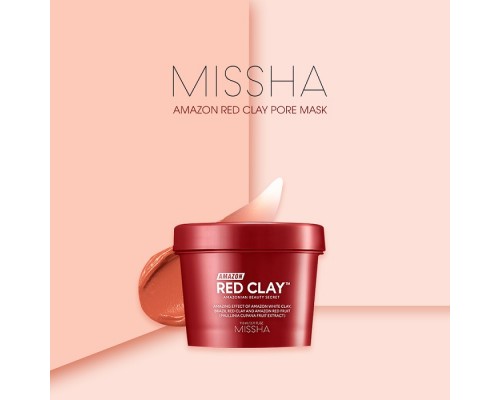 Очищающая маска для лица Red Clay Pore Cleansing Missha