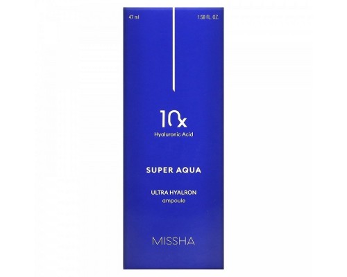 Ампула с гиалуроновой кислотой Super Aqua Ultra Hyaluron Missha