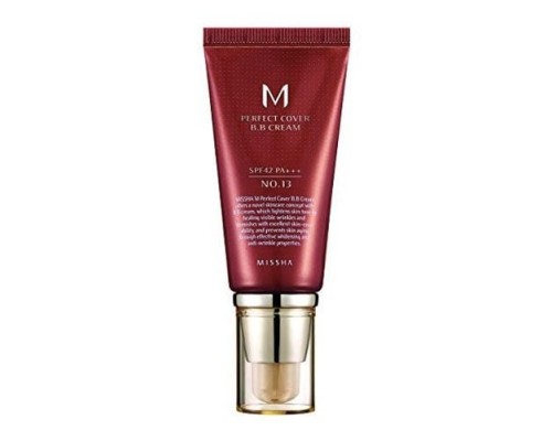 BB Crema No.13 (Bright Beige) 50 ml Perfect Cover M Missha