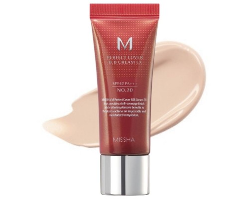 BB Crema No.20 Cool Beige 20 ml Perfect Cover EX Missha
