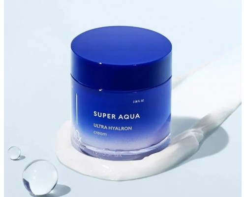 Crema viso all'acido ialuronico Super Aqua Ultra Hyaluron 70 ml Missha