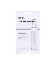 Maschera in tessuto contro acne all'acqua salina Missha