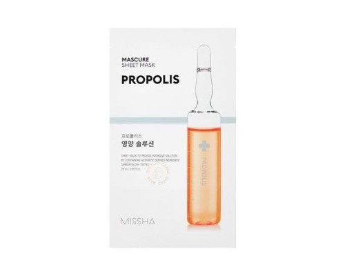 Maschera in tessuto nutriente a propoli Missha
