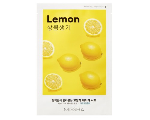 Maschera in tessuto al limone Airy Fit Missha