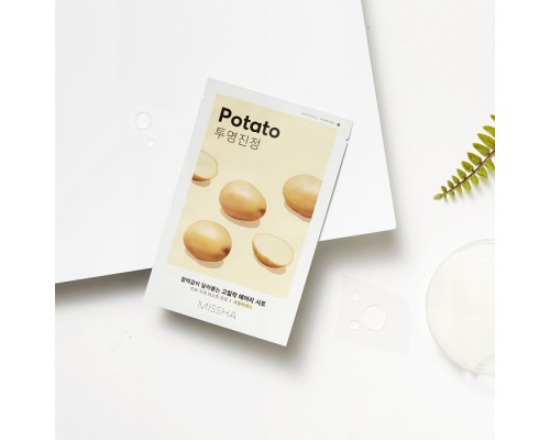 Maschera viso monouso in tessuto all'estratto di patata Airy Fit Missha