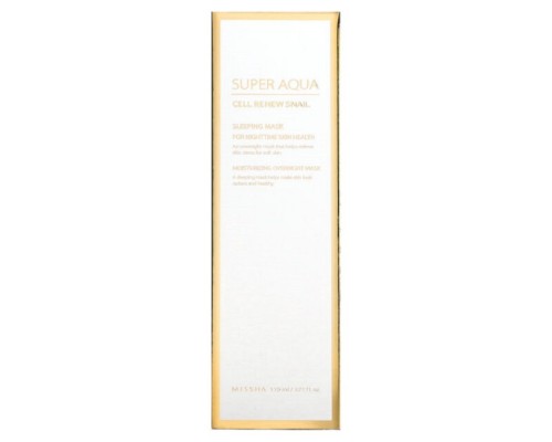 Maschera notte Cell Renew Snail Super Aqua Missha