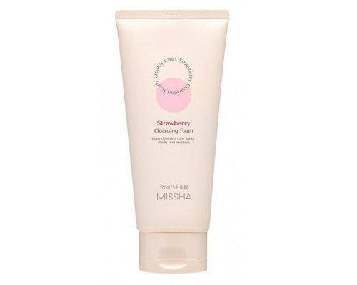 Schiuma detergente cremosa alla fragola e latte Missha
