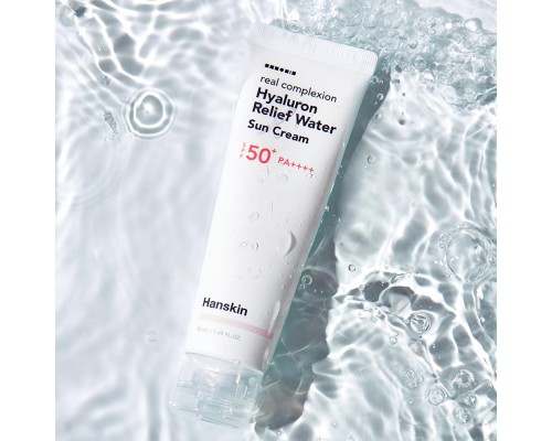 Crema solare acquosa SPF30 Real Complexion Hyaluron Relief Hanskin