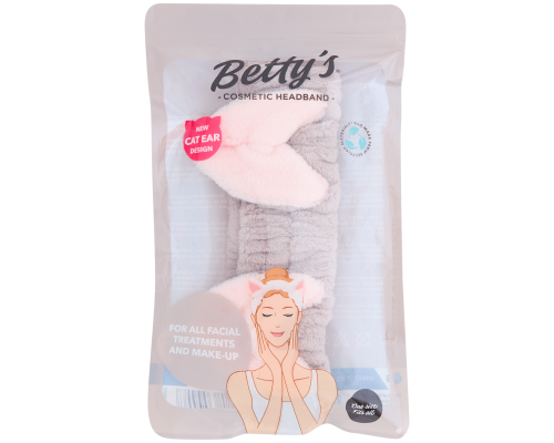 Fascia cosmetica per capelli rosa Betty's