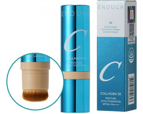 Fondotinta in stick idratante al triplo collagene No.21N SPF50+ PA++++ Enough