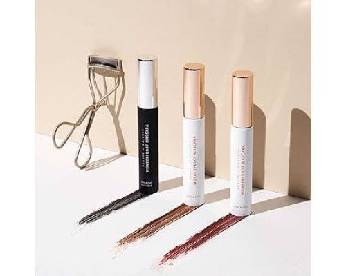 Mascara marrone per ciglia lunghe & curve Wonderproof Mascara Long & Curl №02 Super Brown B.O.M.
