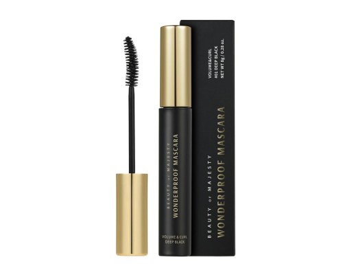 Mascara nero Volumizzante & Arricciante Wonderproof Mascara Volume & Curl Farbe №01 Deep Black B.O.M.