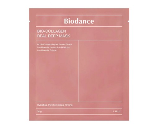 Maschera notte idrogel al collagene Bio Real Deep BioDance