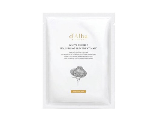 Maschera nutriente monouso al tartufo bianco d'Alba