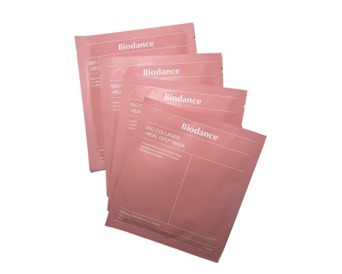 Set 4 maschere notte idrogel al collagene Bio Real Deep BioDance