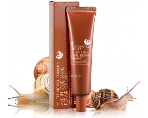 Crema riparatrice alla bava di lumaca All in One in tubetto Mizon