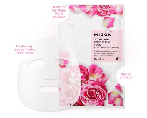 Maschera all'essenza di rosa Joyful Time Mizon
