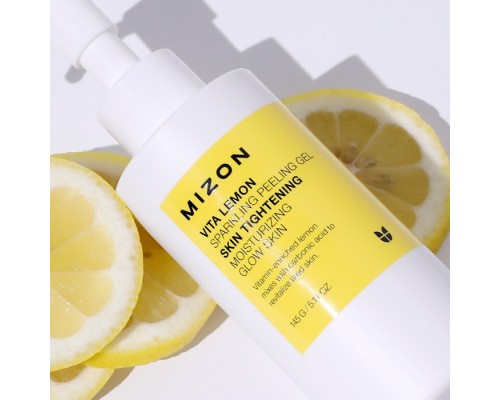 Peeling gel viso al limone e acqua frizzante Mizon
