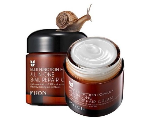 Crema riparatrice alla bava di lumaca All in One Mizon