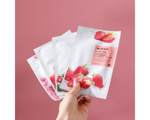 Maschera all'essenza di fragola Joyful Time Mizon