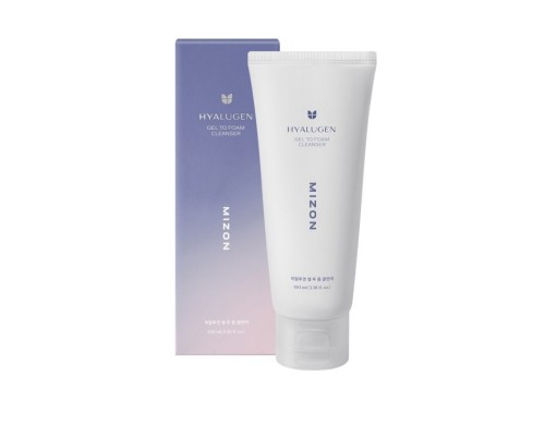 Detergente all'acido ialuronico e collagene Hyalugen Gel To Foam Mizon