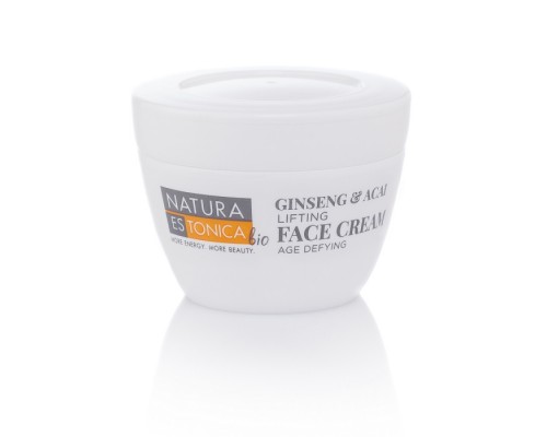 Crema viso lifting al ginseng e acai Natura Estonica