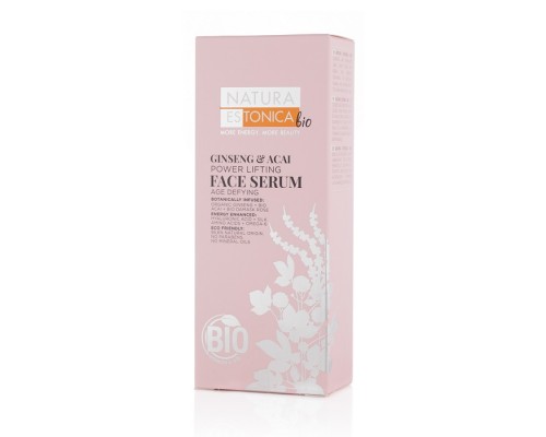 Siero viso al ginseng e acai Natura Estonica