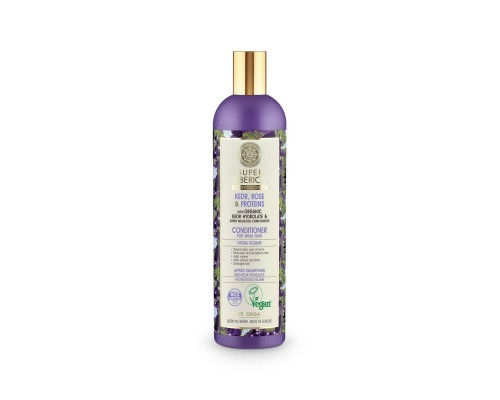 Balsamo per capelli deboli con pino, rosa e proteine Super Siberica