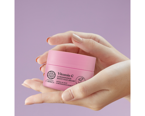 Crema viso notte illuminante alla vitamina C Oblepikha C-Berrica