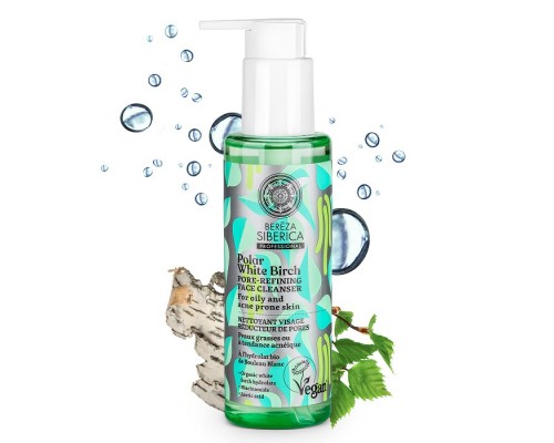 Detergente viso rinfrescante i pori Polar White Birch Bereza Siberica