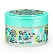 Dischetti viso esfolianti e purificanti Polar White Birch Bereza Siberica