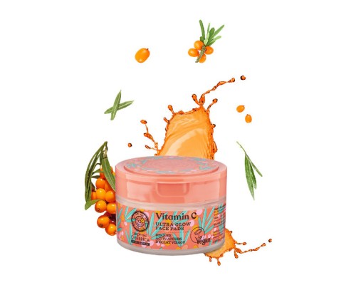 Dischetti viso illuminanti alla vitamina C Oblepikha C-Berrica