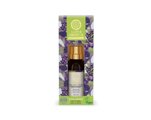 Filler liquido per capelli deboli con pino, rosa e proteine Super Siberica